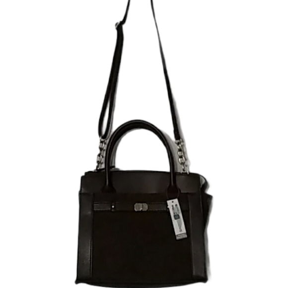 Unbranded Handbags - Brown Vegan Leather and Suede Purse NWT